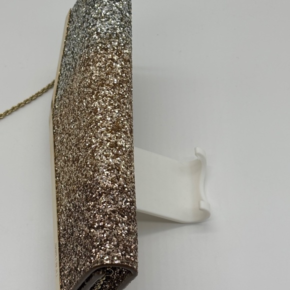 Jimmy Choo Emmie Glitter Chain-Link Clutch - Picture 4 of 11
